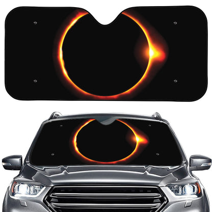 Total Solar Eclipse Print Car Windshield Sun Shade