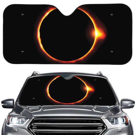 Total Solar Eclipse Print Car Windshield Sun Shade