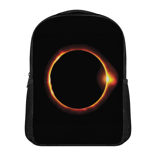 Total Solar Eclipse Print Casual Backpack
