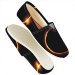 Total Solar Eclipse Print Casual Shoes