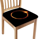 Total Solar Eclipse Print Chair Cushion Cover