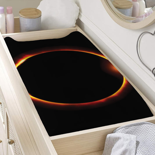 Total Solar Eclipse Print Changing Pad Cover
