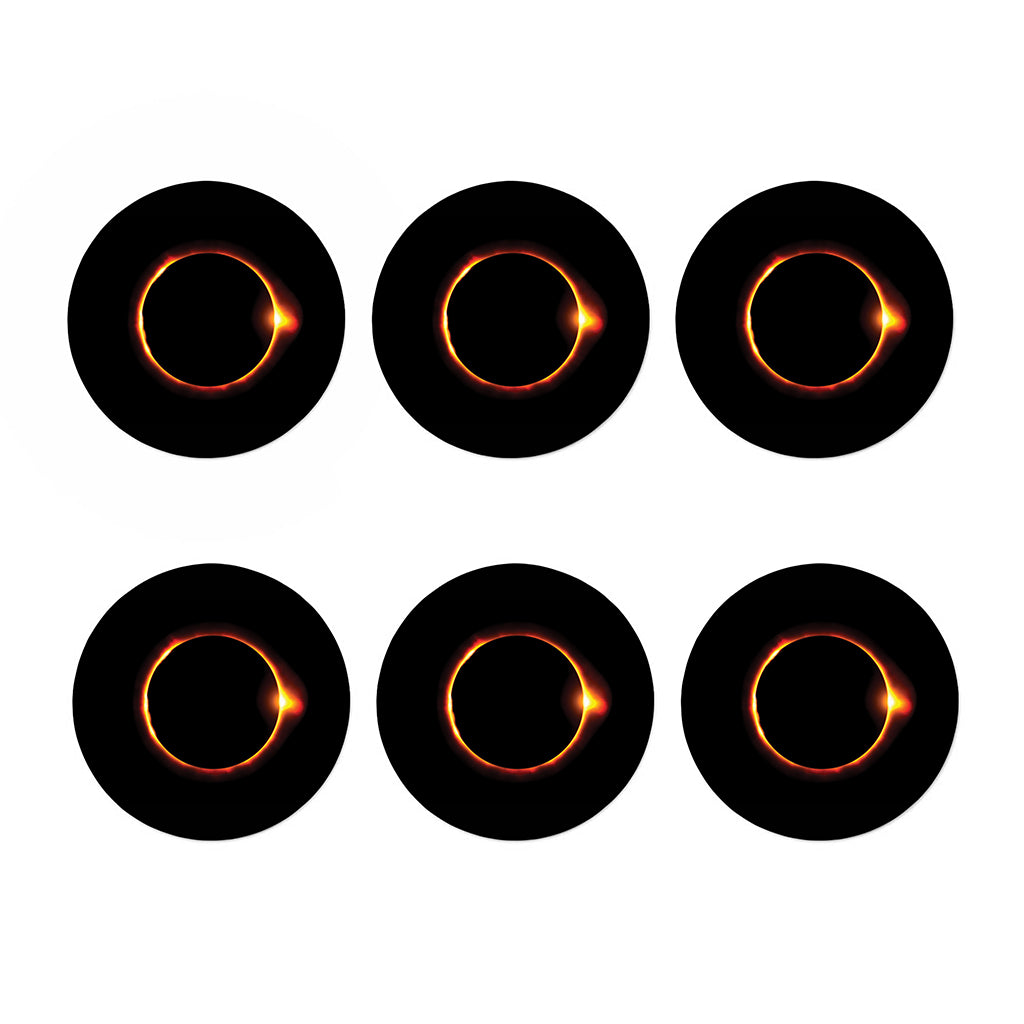 Total Solar Eclipse Print Coaster Set