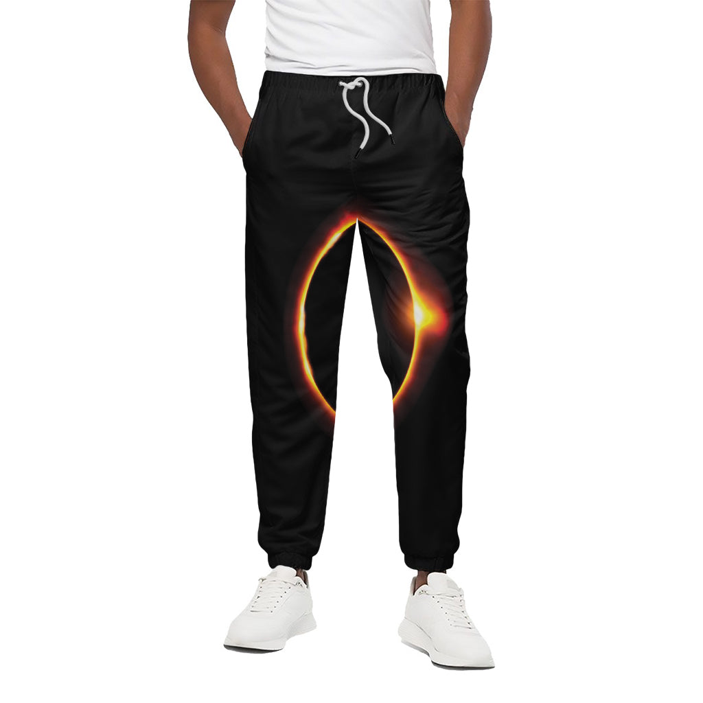 Total Solar Eclipse Print Cotton Pants