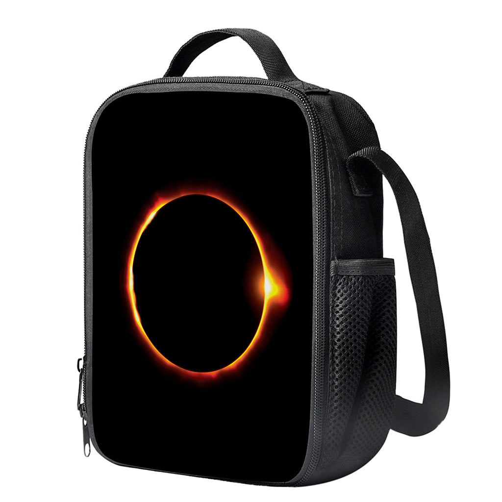 Total Solar Eclipse Print Crossbody Lunch Bag
