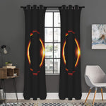 Total Solar Eclipse Print Curtain
