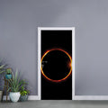 Total Solar Eclipse Print Door Sticker