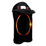 Total Solar Eclipse Print Double Neoprene Wine Tote