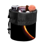 Total Solar Eclipse Print Drawstring Makeup Bag