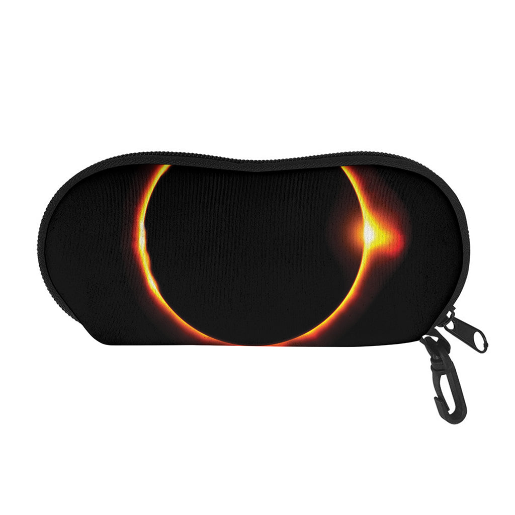 Total Solar Eclipse Print Glasses Case