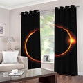Total Solar Eclipse Print Grommet Curtains
