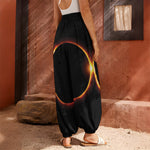 Total Solar Eclipse Print Harem Pants