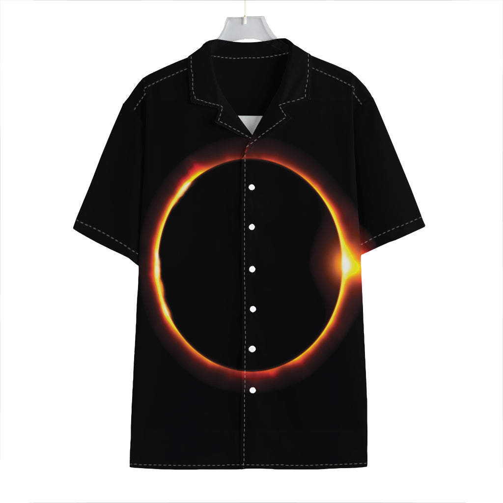 Total Solar Eclipse Print Hawaiian Shirt