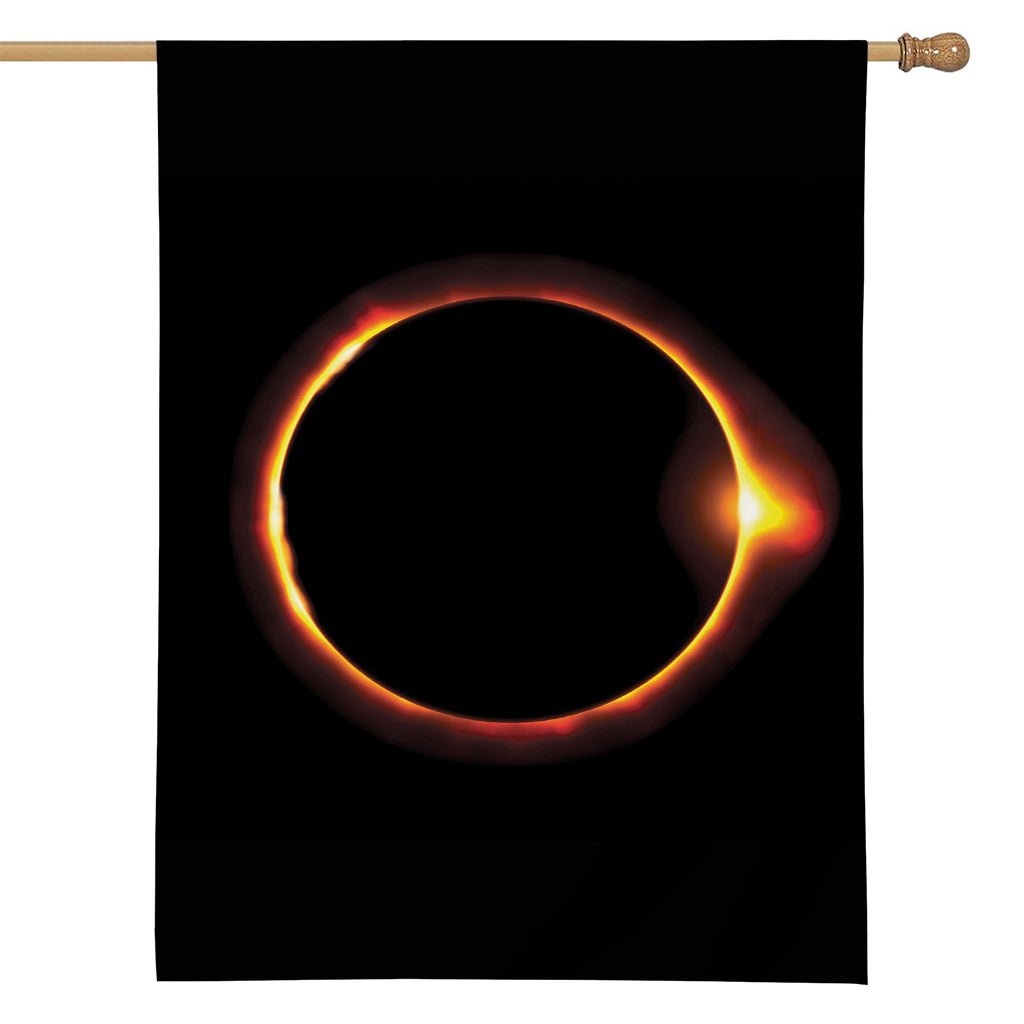 Total Solar Eclipse Print House Flag