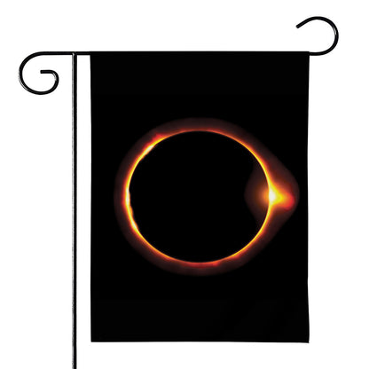 Total Solar Eclipse Print House Flag