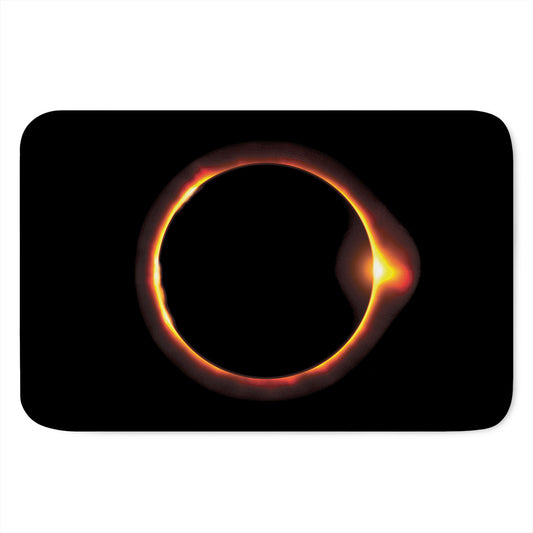 Total Solar Eclipse Print Indoor Door Mat