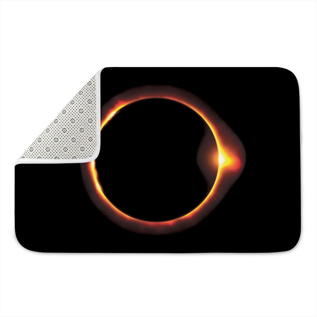 Total Solar Eclipse Print Indoor Door Mat