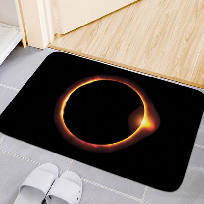 Total Solar Eclipse Print Indoor Door Mat