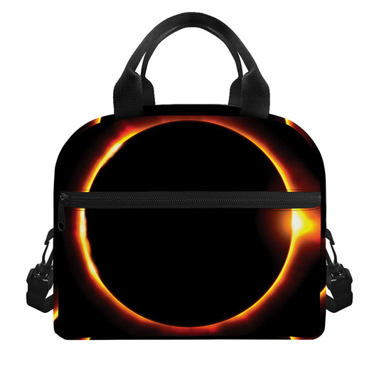 Total Solar Eclipse Print Insulated Lunch Bag