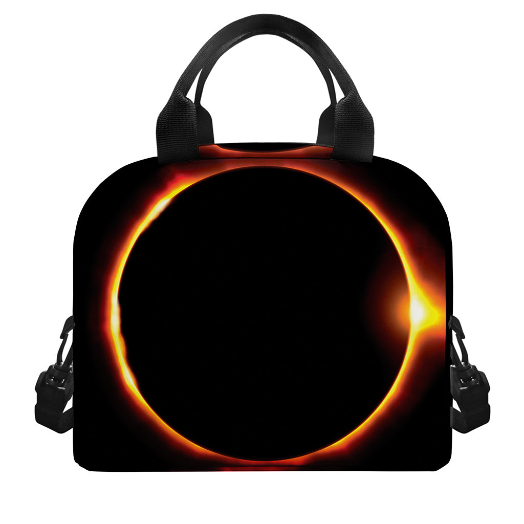 Total Solar Eclipse Print Insulated Lunch Bag