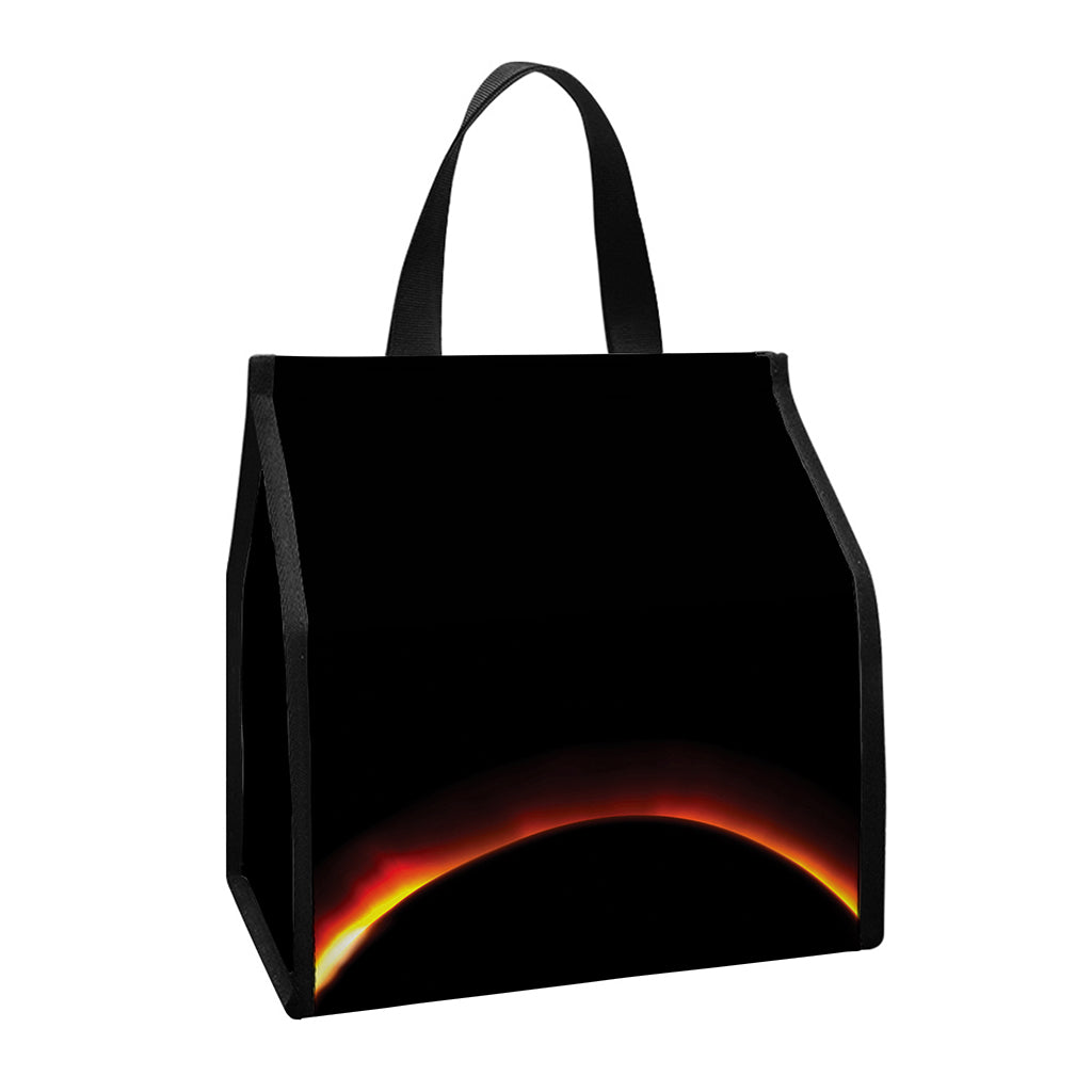 Total Solar Eclipse Print Insulated Lunch Tote