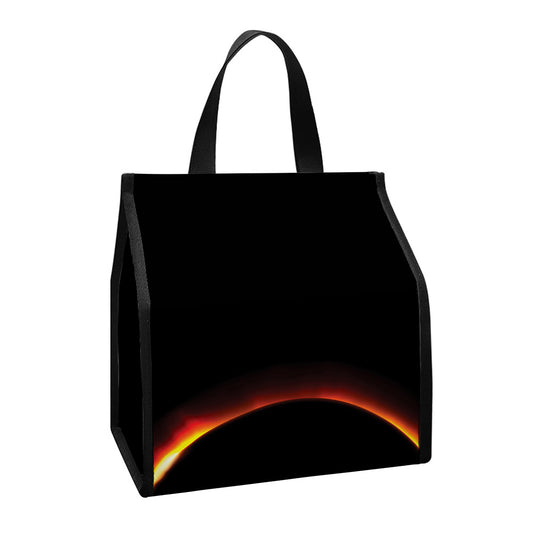 Total Solar Eclipse Print Insulated Lunch Tote