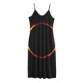 Total Solar Eclipse Print Jersey Midi Cami Dress