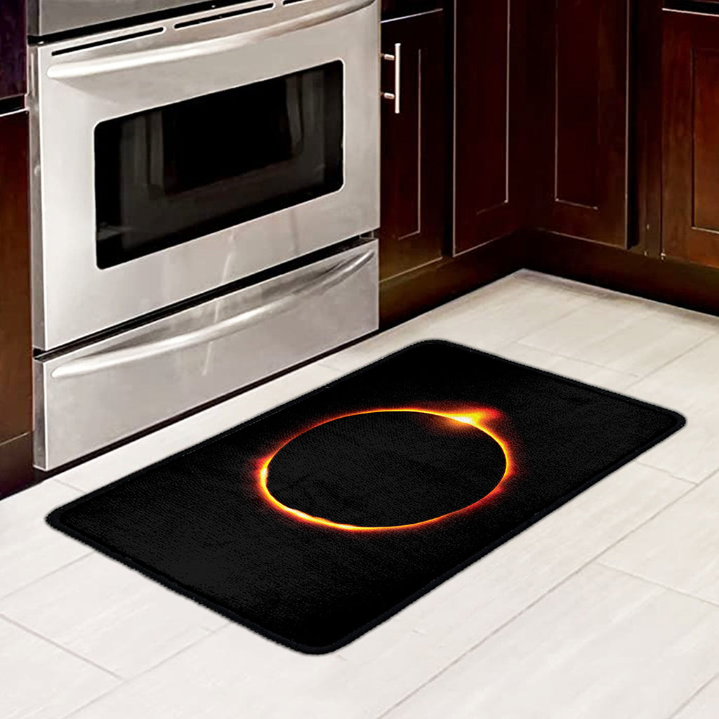 Total Solar Eclipse Print Kitchen Mat