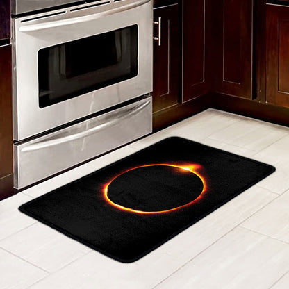 Total Solar Eclipse Print Kitchen Mat