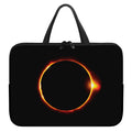 Total Solar Eclipse Print Laptop Sleeve With Handle