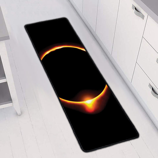 Total Solar Eclipse Print Long Kitchen Mat