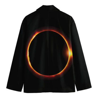 Total Solar Eclipse Print Men's Blazer