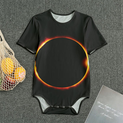 Total Solar Eclipse Print Men's Bodysuit