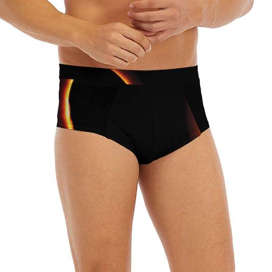 Total Solar Eclipse Print Men's Briefs