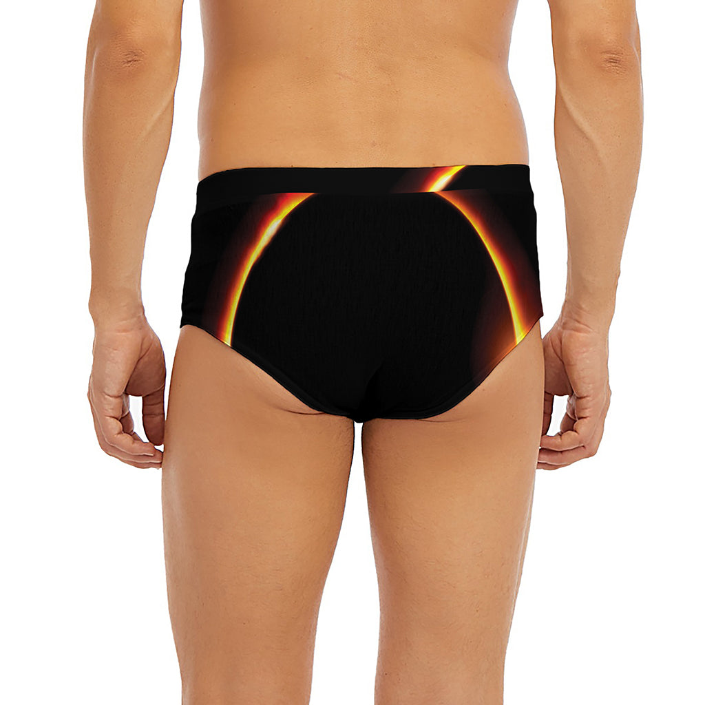 Total Solar Eclipse Print Men's Briefs