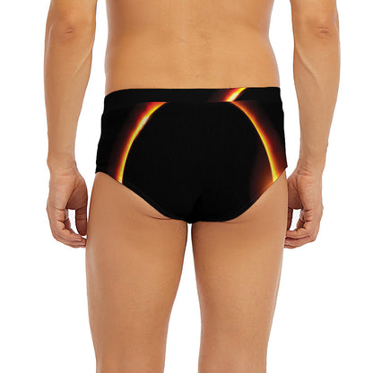 Total Solar Eclipse Print Men's Briefs