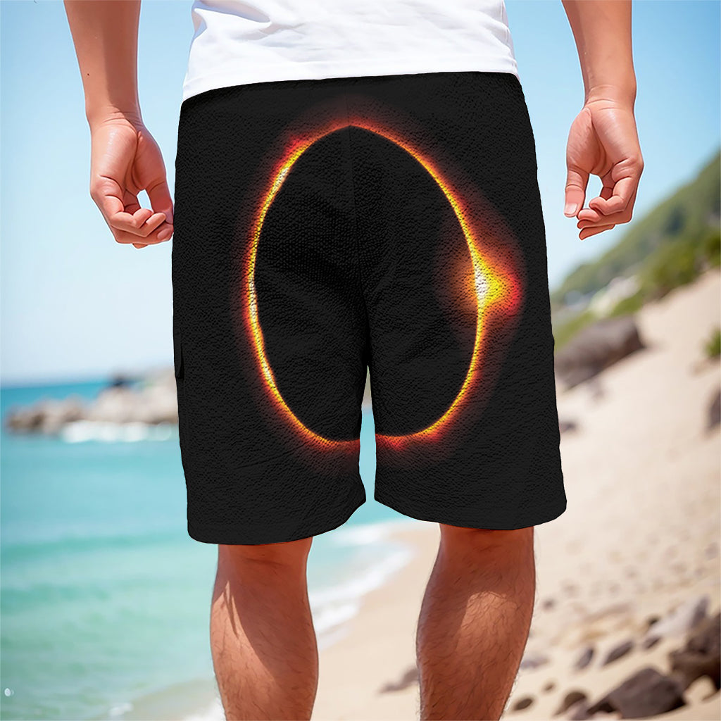 Total Solar Eclipse Print Men's Cargo Shorts