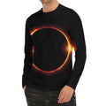 Total Solar Eclipse Print Men's Long Sleeve Rash Guard