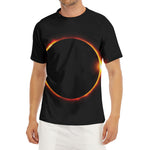 Total Solar Eclipse Print Men's Short Sleeve Rash Guard