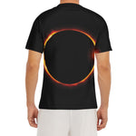 Total Solar Eclipse Print Men's Short Sleeve Rash Guard
