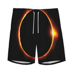 Total Solar Eclipse Print Men's Sports Shorts