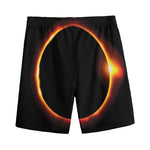 Total Solar Eclipse Print Men's Sports Shorts