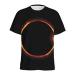 Total Solar Eclipse Print Men's Sports T-Shirt