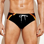 Total Solar Eclipse Print Men's Swim Briefs