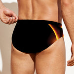 Total Solar Eclipse Print Men's Swim Briefs