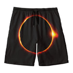 Total Solar Eclipse Print Men's Swim Trunks