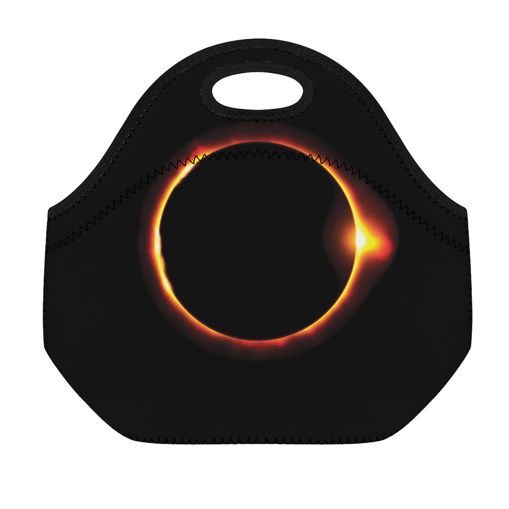 Total Solar Eclipse Print Neoprene Lunch Bag