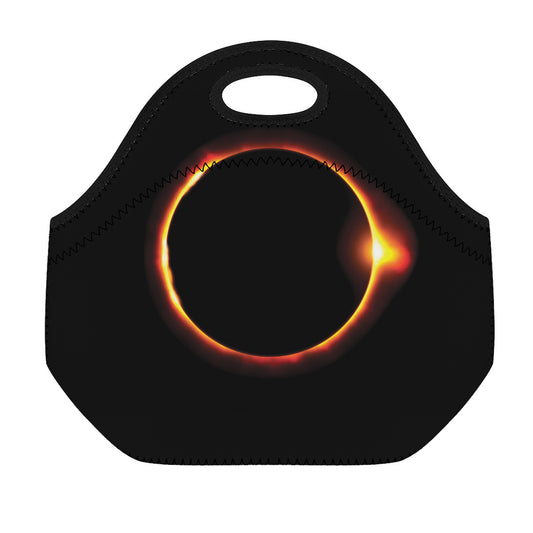 Total Solar Eclipse Print Neoprene Lunch Bag