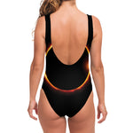 Total Solar Eclipse Print One Piece Swimsuit