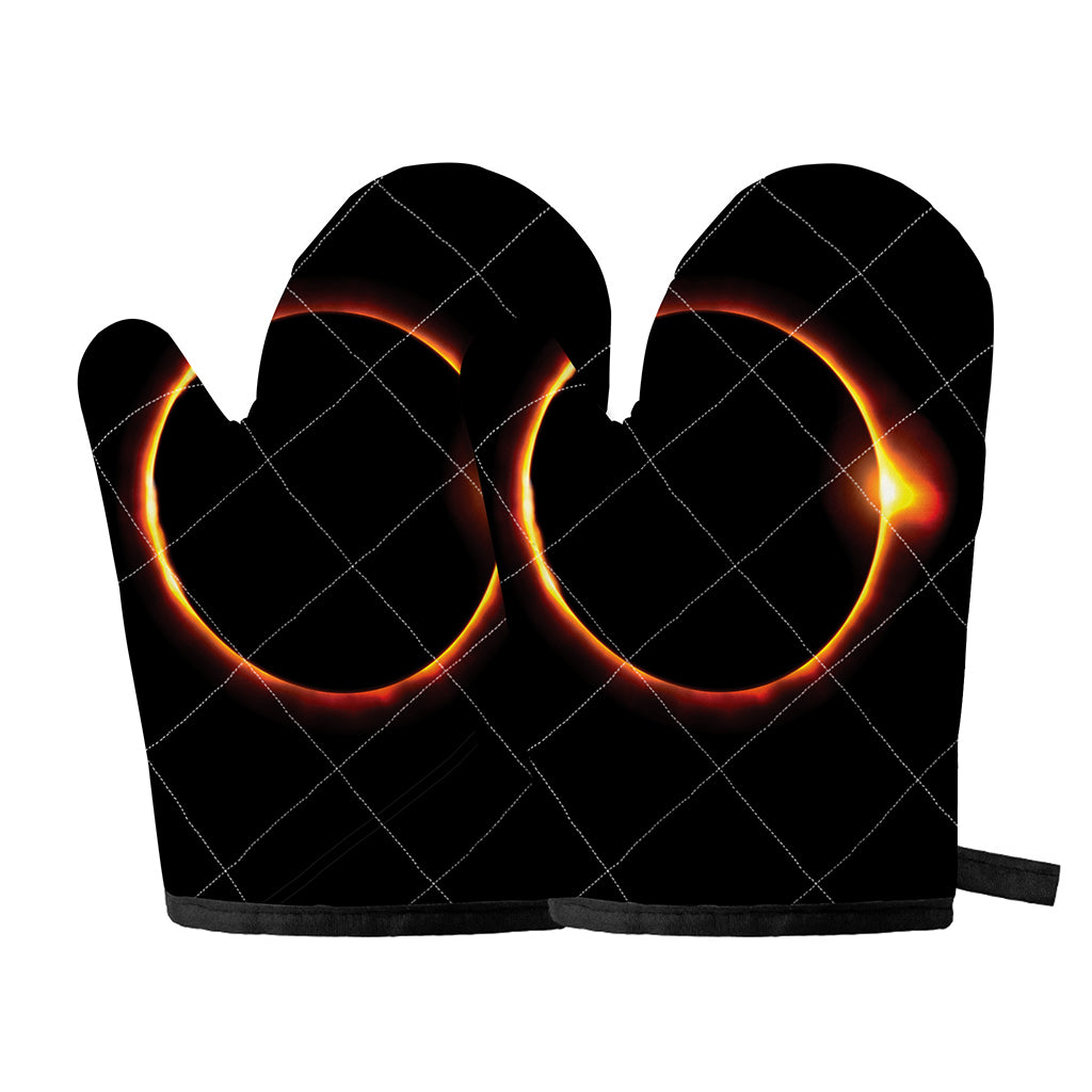 Total Solar Eclipse Print Oven Mitts